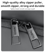 WB46 Large Capacity USB Conversion Interface Wirh Combination Lock Casual Business Crossbody Bag - Image 10