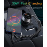 Y56 60W Fast Charging Car Charger | Built-in Type-C car cigarette lighting port charger adapter - Image 3