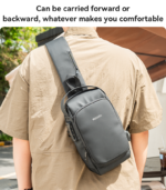 WB46 Large Capacity USB Conversion Interface Wirh Combination Lock Casual Business Crossbody Bag - Image 13
