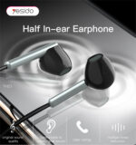 YH23 Hot Selling 3.5mm Wired With Built-in Mic And Remote Control Earbuds Earphone - Image 6