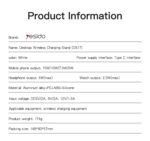 DS17 High Quality Magnetic 3 In 1 Foldable Desktop Wireless Charging Dock Stand Charger For Iphone - Image 8