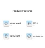 Yesido TWS18 Hot Sale V5.1 Wireless Earphone LED Waterproof Stereo Mini True Wireless BT Earphone - Image 9