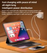 YC80 PC Fire Retardant Material PD 20W + QC 18W Fast Charging GaN TC & USB Dual-port UK Fast Charger - Image 17