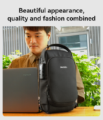 WB46 Large Capacity USB Conversion Interface Wirh Combination Lock Casual Business Crossbody Bag - Image 17