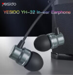 YH32 High Quality Mobile Accessories 3.5Mm Handsfree Headphone Hifi Stereo Earphone With Mic - Image 6
