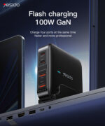 YC41 100W QC 3.0 PD Flash Charge Series GaN Charger Supports Simultaneous Charging Of Four Ports - Image 6