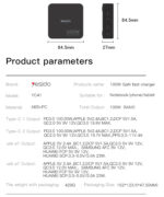 YC41 100W QC 3.0 PD Flash Charge Series GaN Charger Supports Simultaneous Charging Of Four Ports - Image 8
