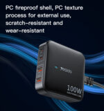 YC41 100W QC 3.0 PD Flash Charge Series GaN Charger Supports Simultaneous Charging Of Four Ports - Image 11