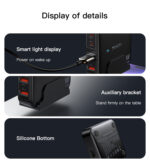 YC41 100W QC 3.0 PD Flash Charge Series GaN Charger Supports Simultaneous Charging Of Four Ports - Image 17