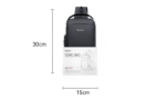 WB46 Large Capacity USB Conversion Interface Wirh Combination Lock Casual Business Crossbody Bag - Image 20