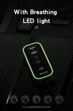 Y53 5 Ports  97W Extended Car Charger With LED Voltage Moniter - Image 17