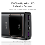 YP30 High Quality Power Bank Fast Charging 20000mAh Portable Smart Charger Power Bank Led Indicator - Image 3
