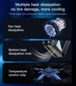 VC04 Precise Air Replenishment Portable Wireless Extra Long Endurance Car Mounted Inflation Pump - Image 14