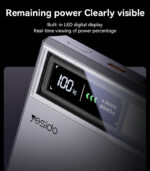 YP61 PD20W Fast Charging HD Digital Display Dual Port 10000mAh Magnetic Wireless Charging Power Bank - Image 15