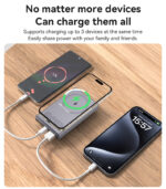 YP61 PD20W Fast Charging HD Digital Display Dual Port 10000mAh Magnetic Wireless Charging Power Bank - Image 16