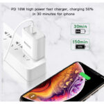 YC23 Universal Portable Wall Charger | Type-C 18W PD Fast Charging Charger For Mobile Phone - Image 4