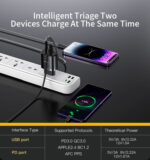 YC47 20W Fast Charging Home Charger | Type-C and USB-A Port Charger Adapter - Image 13