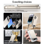 YP66 5000mAh 15W Wireless Fast Charging Digital Display Power Aluminum Alloy Magnetic Power Bank - Image 3