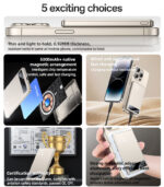 YP66 5000mAh 15W Wireless Fast Charging Digital Display Power Aluminum Alloy Magnetic Power Bank - Image 9