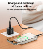 YP66 5000mAh 15W Wireless Fast Charging Digital Display Power Aluminum Alloy Magnetic Power Bank - Image 16
