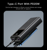 YP30 High Quality Power Bank Fast Charging 20000mAh Portable Smart Charger Power Bank Led Indicator - Image 11