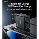 YC75 2M Length Cable Type-C Output 65W Fast Charger EU Standard Laptop Adapter Charger - Image 2