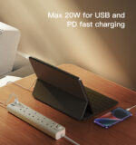 MC19 2M Max 3250W capacity 4 ports UK Standard Power Socket with PD and QC fast charging USB ports - Image 11