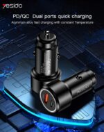 Y42 Fast Delivery Quick 3.0 36W Car Phone Adapter Fast Charging Battery Dual Usb Car Charger - Image 6