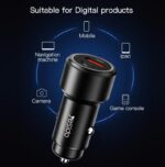 Y42 Fast Delivery Quick 3.0 36W Car Phone Adapter Fast Charging Battery Dual Usb Car Charger - Image 14