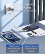 YP28 10000mAh Power Bank | Dual USB QC3.0 18W Port PD type-C 22.5W Port Power Bank - Image 12