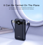YP28 10000mAh Power Bank | Dual USB QC3.0 18W Port PD type-C 22.5W Port Power Bank - Image 15