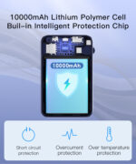 YP28 10000mAh Power Bank | Dual USB QC3.0 18W Port PD type-C 22.5W Port Power Bank - Image 16