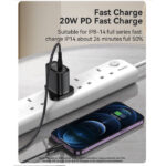 YC43 20W Fast Charging Home Charger(Type-C + Lightning Port) - Image 3