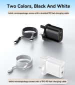 YC43 20W Fast Charging Home Charger(Type-C + Lightning Port) - Image 9
