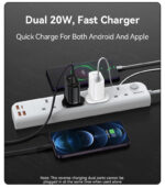 YC43 20W Fast Charging Home Charger(Type-C + Lightning Port) - Image 12