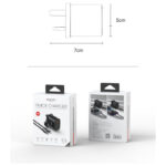 YC51 30W Fast Charging Home Charger | USB-A and Type-C and Lightning Port Charger Adapter - Image 5