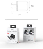 YC51 30W Fast Charging Home Charger | USB-A and Type-C and Lightning Port Charger Adapter - Image 7