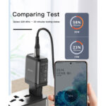 YC29  Black/White EU/UK Plug Max 25W PD Type-C For Samsung For iPhone Wall Charger - Image 4