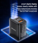YC87 PD 20W Fast Charging Dual Port Smart Digital Display UK Digital Wall Charger - Image 11
