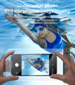 WB49 One-touch Locking With Carabiner High Sealing Sensitive Touch Screen Transparent Waterproof Bag - Image 10
