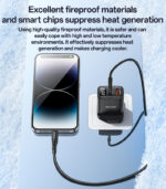YC87 PD 20W Fast Charging Dual Port Smart Digital Display UK Digital Wall Charger - Image 13