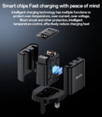 YC87 PD 20W Fast Charging Dual Port Smart Digital Display UK Digital Wall Charger - Image 14
