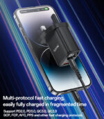 YC87 PD 20W Fast Charging Dual Port Smart Digital Display UK Digital Wall Charger - Image 15