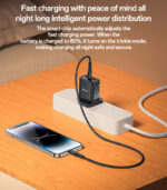 YC87 PD 20W Fast Charging Dual Port Smart Digital Display UK Digital Wall Charger - Image 17