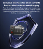 YC84 Low Temperatures 65W Fast Charging 2 USB-C & USB-A Three-port UK GaN Fast Charger - Image 11