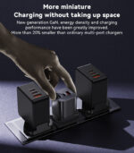YC84 Low Temperatures 65W Fast Charging 2 USB-C & USB-A Three-port UK GaN Fast Charger - Image 13