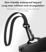 WB49 One-touch Locking With Carabiner High Sealing Sensitive Touch Screen Transparent Waterproof Bag - Image 12