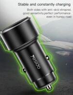 Y43 36W Dual Qc 3.0 Car Super Fast Usb Charger Dual Quick 2 Port Usb Car Charger Adapter - Image 16
