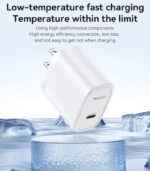YC11U Low Temperature PD 20W Fast Charging Single C US Standard Travel Charger - Image 12