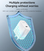 YC11U Low Temperature PD 20W Fast Charging Single C US Standard Travel Charger - Image 13